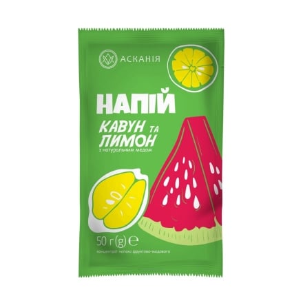 Чай 50 г Асканія концентрат Кавун та лимон пастеризований, д/пак