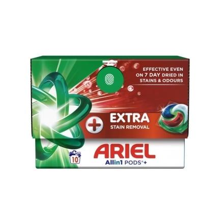 Засіб миючий синтетичний 10шт Ariel Color Екстрасила очищення 10X24.5г рідкий в розчинних капс. п/уп