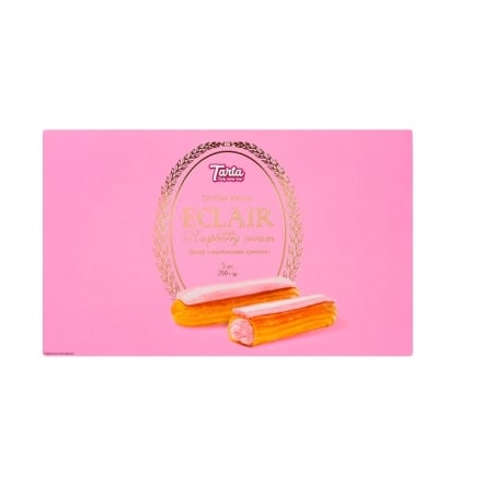 Тіcтечко 250г TARTA Еклеp з малиною к/уп