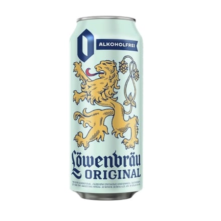 Пиво безалкогольне 0,5л Lowenbrau Original світле з/б