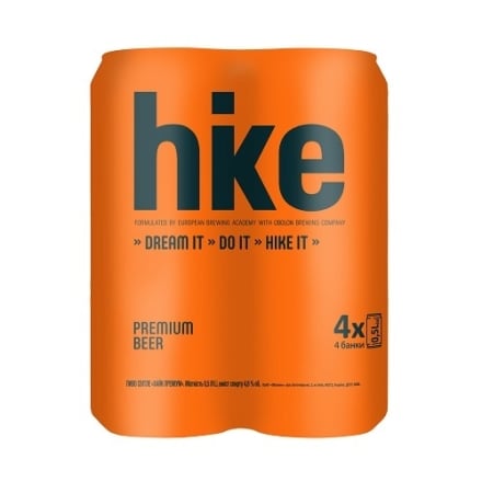 Пиво 4х0,5л Hike Преміум НАБІР з/б