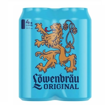 Пиво 4х0,5л Lowenbrau Original з/б