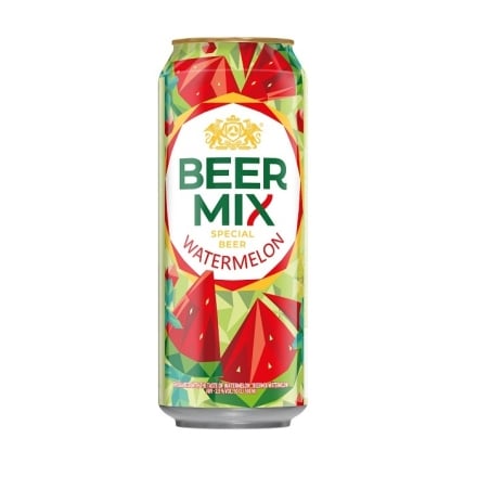 Пивo 0,5 л Beermix кавун  ж/б