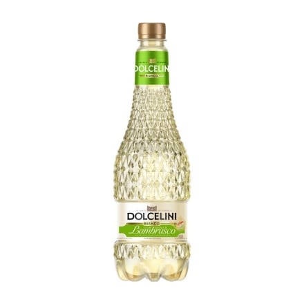 Сидр 0,8 л Dolcelini Bianco con gusto Lambrusco 7,5% об ПЕТ