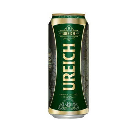 Пиво 0,5 л Eichbaum Ureich Lager світле фільтроване пастеризоване 4,8% об ж/б Німеччина