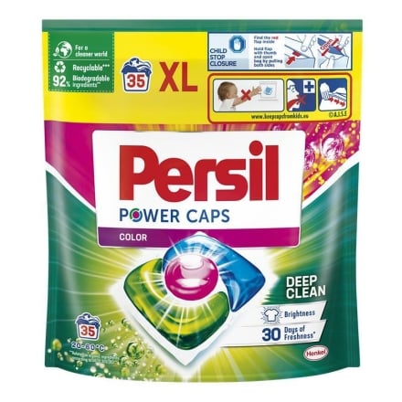 Засіб миючий синтетичний 35 шт Persil Color рідкий в розчинних капсулах п/уп