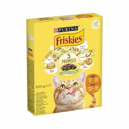 Корм 300г Friskies сухий Курка з овочами