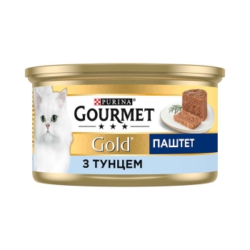Купити Корм 85г Gourmet Gold консерви для котів паштет з тунцем у АТБ Market