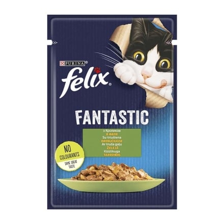 Корм 85 г Felix консервы для кошек с кроликом