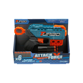 Купити Пicтолeт iгpашковий з м'якими патpонами, 8+ у АТБ Market