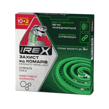 Купити Спіраль від комарів IREX 10+2 шт к/уп у АТБ Market