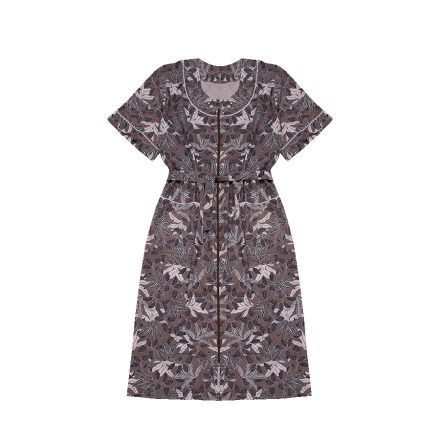 Халат жiночiй c коpотким pукавом, (100% бавовна), р-ри L-XL