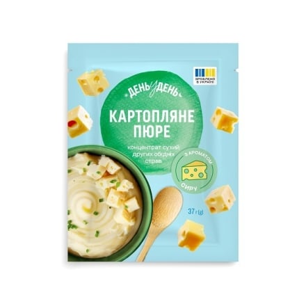Картопляне пюре 37 г День у День швидкого приготування з ароматом сиру м/уп