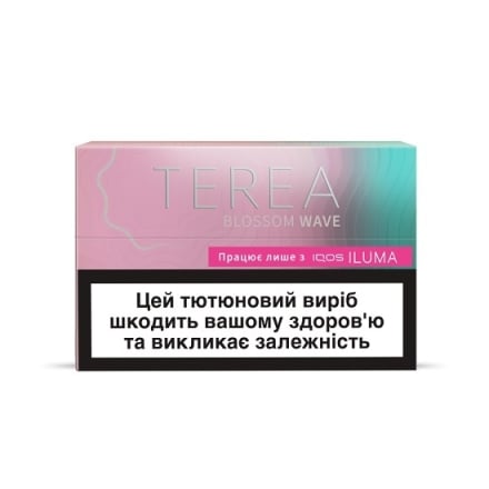 Тютюновмісний виріб TEREA BLOSSOM WAVE МРЦ 128,57 тек.