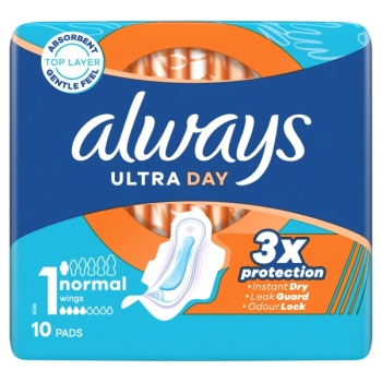 Купить Прокладки 10 шт Always Ultra Normal plus в АТБ Market