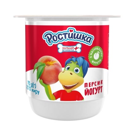 Йогурт 115 г Ростишка Персиковий 2%