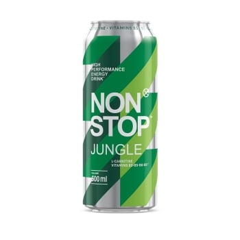 Купить Напиток 0,5 л NON STOP JUNGLE безалкогольный энергетический сильногазированный в АТБ Market