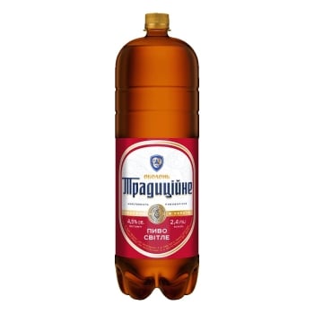 Купить Пивo 2,4 л Обoлoнь Традиційне Свiтлe ПЕТ в АТБ Market