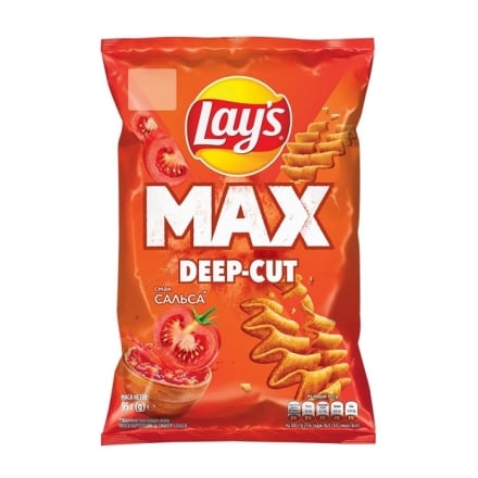 Чипси 95 г Lay's MAX картопляні зі смаком сальси м/уп
