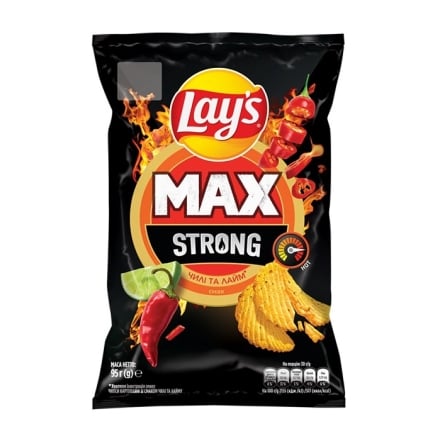 Чипси 95 г Lay's MAX картопляні зі смаком чилі та лайму м/уп