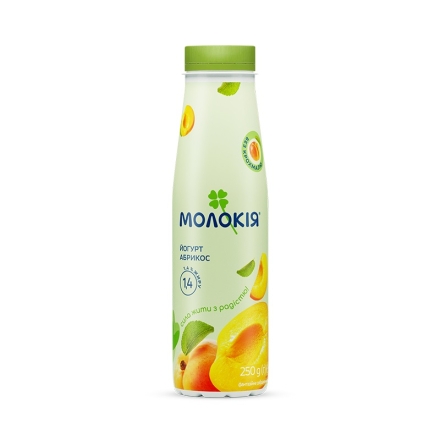 Йогурт 250 г Молокія Абрикос 1,4% 