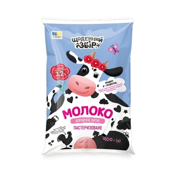 Купити Молоко 0,9 кг Щоденний збір пастеризоване 3,2% п/ет у АТБ Market