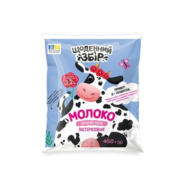 Купити Молоко 450 г Щоденний збір пастеризоване 3,2% п/ет у АТБ Market