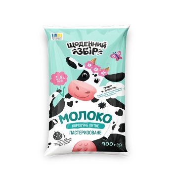 Купити Молоко 0,9 кг Щоденний збір пастеризоване 1,5% п/ет(П) у АТБ Market