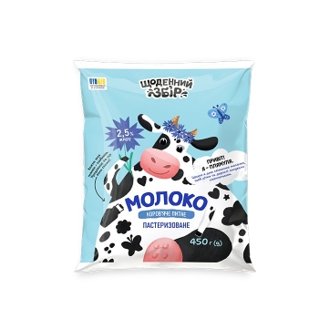 Купити Молоко 450 г Щоденний збір пастеризоване 2,5% п/ет(П) у АТБ Market