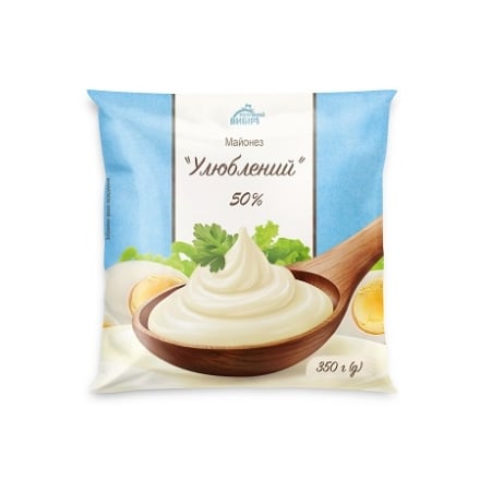 Майонез 350г Розумний вибір Улюблений 50 % ф/пак