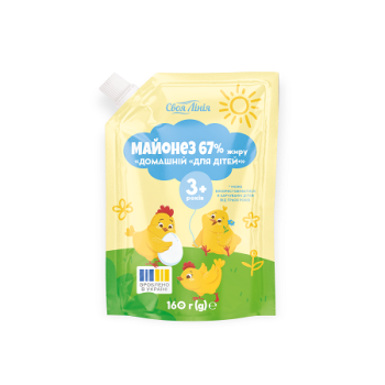 Купить Майонез 160 г Своя лінія Для дітей 67% д/пак в АТБ Market