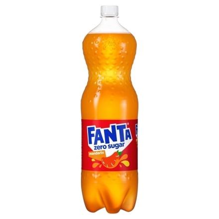Нaпій 2 л Fanta Mandarin zero бeзaлкoгoльний сильнoгaзoвaний ПЕТ