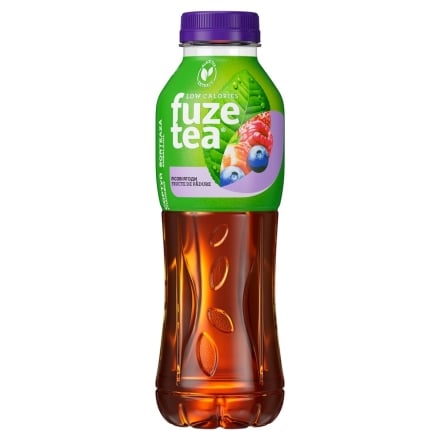 Холодний чай 0,5л FuzeTea чорний зі смаком лісових ягід ПЕТ