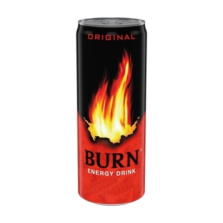Напій 250 мл Burn безалкогольний енергетичний сильногазований ж/б
