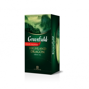 Чай Greenfield Highland Dragon зеленый 28ф/п х 2г