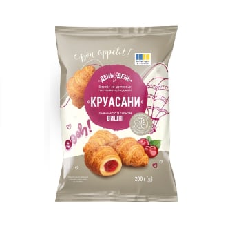 Купити Круасани 200г День у День з начинкою зі смаком вишні п/ет у АТБ Market