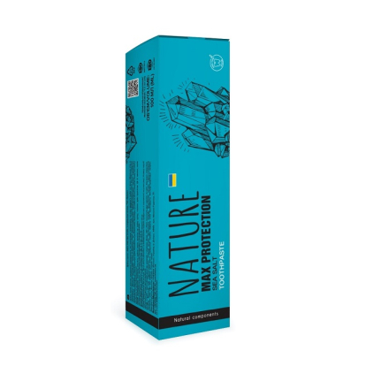 Зубна паста 100 мл NATURE MAX PROTECTION морська сіль /малина к/уп