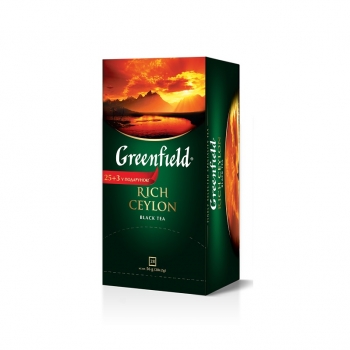 Чай Greenfield Rich Ceylon черный 28ф/п х 2г