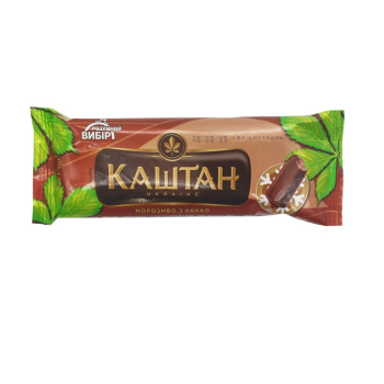 Купить Мороженое Разумный выбор Каштан эскимо с какао в глазури 75г в АТБ Market