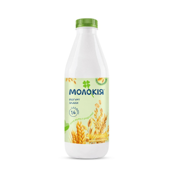 Купити Йогурт 0,77 кг Молокія Злаки 1,4% п/бут у АТБ Market