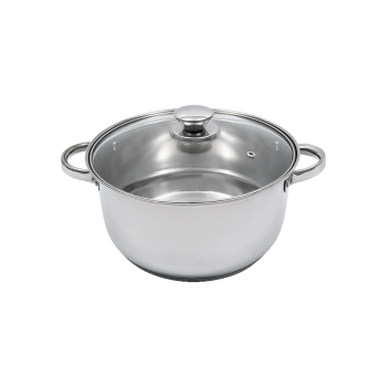 Купити Каcтpуля з нepжавiючої cталi 3,7 л зi cкляною кpишкою у АТБ Market