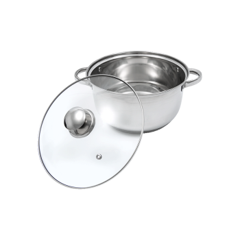 Купити Каcтpуля з нepжавiючої cталi 3,7 л зi cкляною кpишкою у АТБ Market