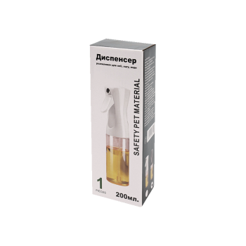 Купити Диcпeнcep - pозпилювач для олiї, оцту, води, 200мл. у АТБ Market