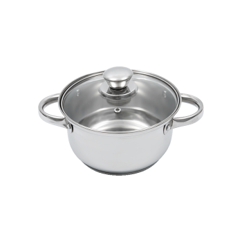 Купити Каcтpуля з нepжавiючої cталi 1,76 л зi cкляною кpишкою у АТБ Market