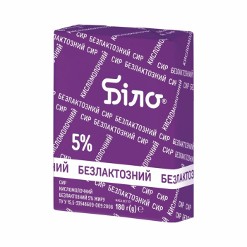 Купить Сир кисломолочний 180 г Біло 5% безлактозний еколін в АТБ Market