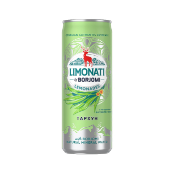 Купити Напій 330 мл Боржомі Limonati тархун газований ж/б у АТБ Market