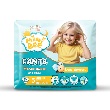 Купити Підгузники-трусики 24 шт Своя Лінія Mini Bee JUNIOR 5 м/уп у АТБ Market
