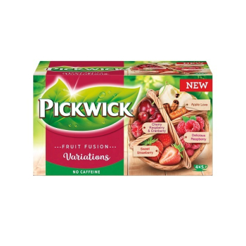 Купити Чай(20ф/п*1,5г) Pickwick чорний набір фруктових чаїв/Суміш травяна(20ф/п*1,9г) фруктовий набір к/уп у АТБ Market