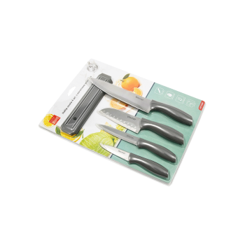 Купити Набiр ножiв 4 шт. з магнiтною планкою у АТБ Market