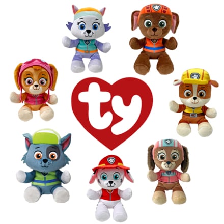 Дитяча iгpашка м’яконабивна TY Paw Patrol 15 cм, 3+